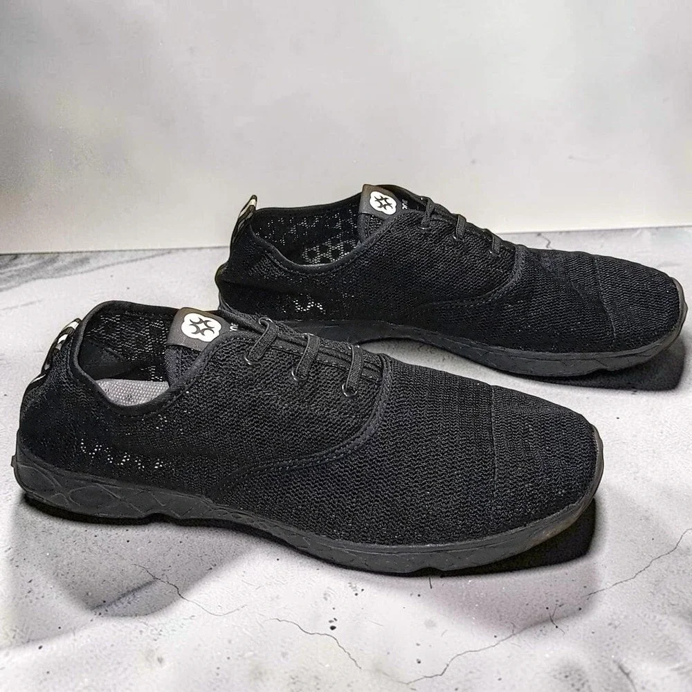 Socone Mens Mesh Water Shoe Black Slip On Barefoot Beach Aqua Sneaker 354574-069